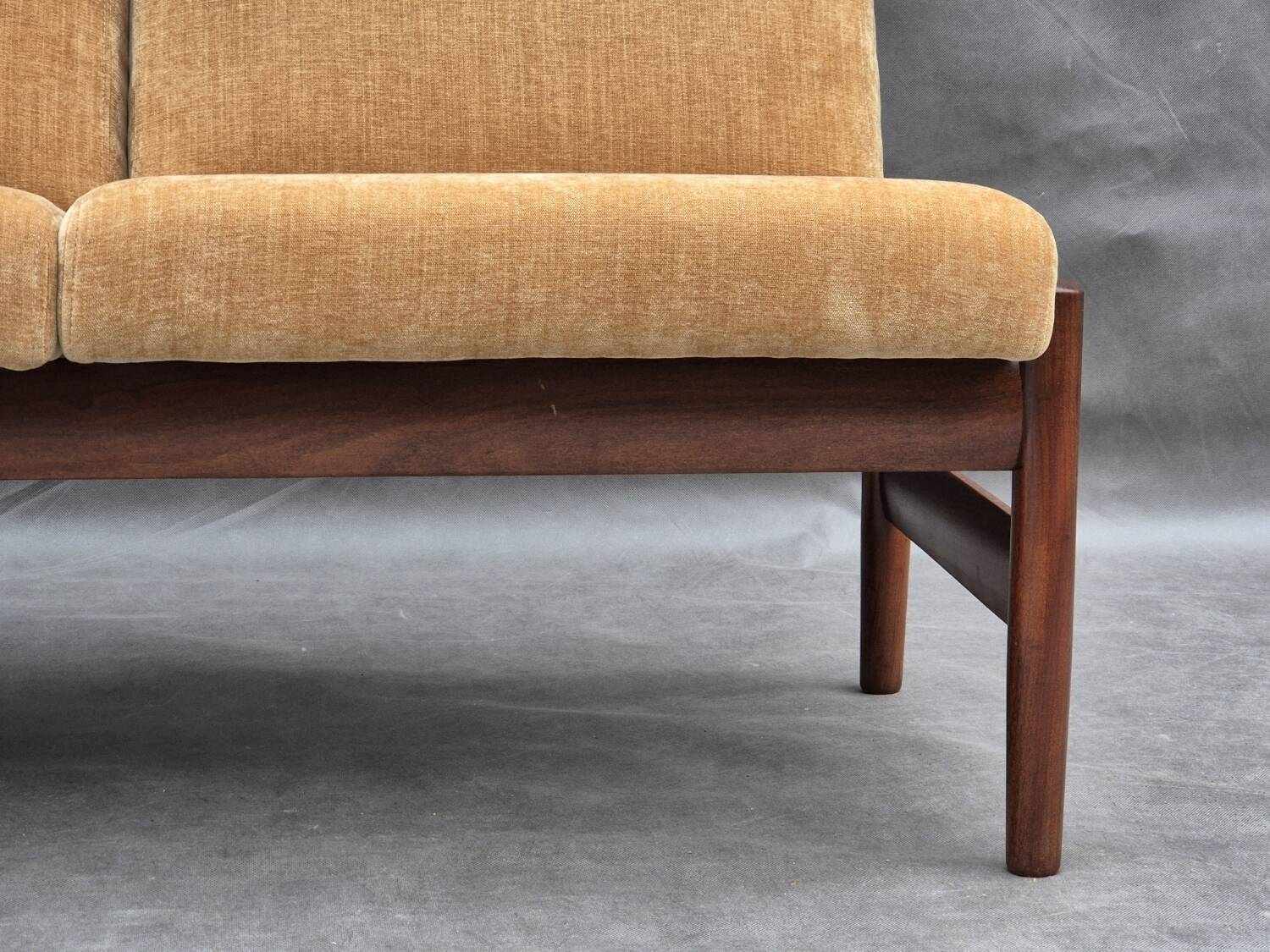 Modular teak sofa, Scandinavian vintage 1960s