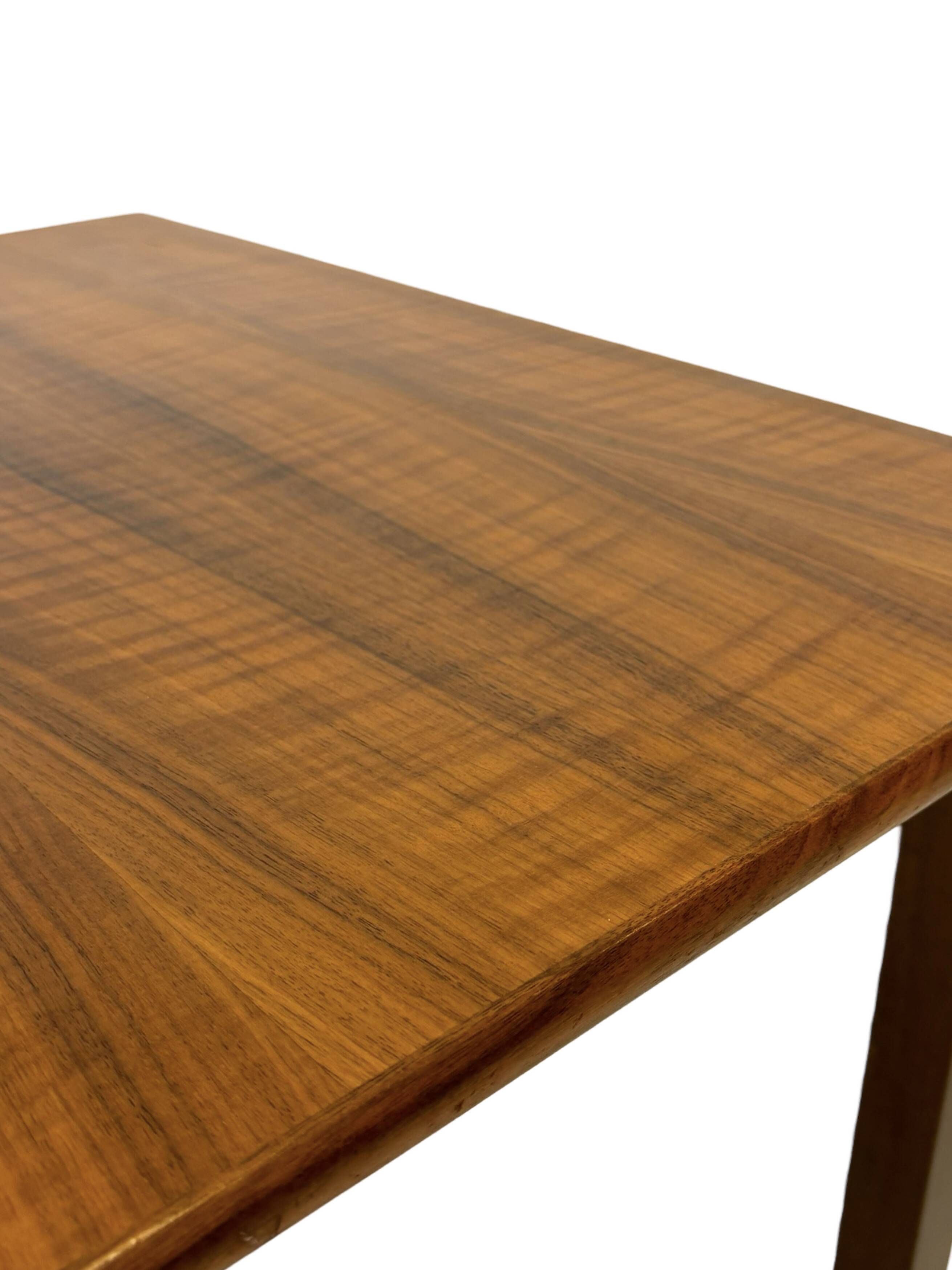 Table basse vintage compacte en palissandre design années 70