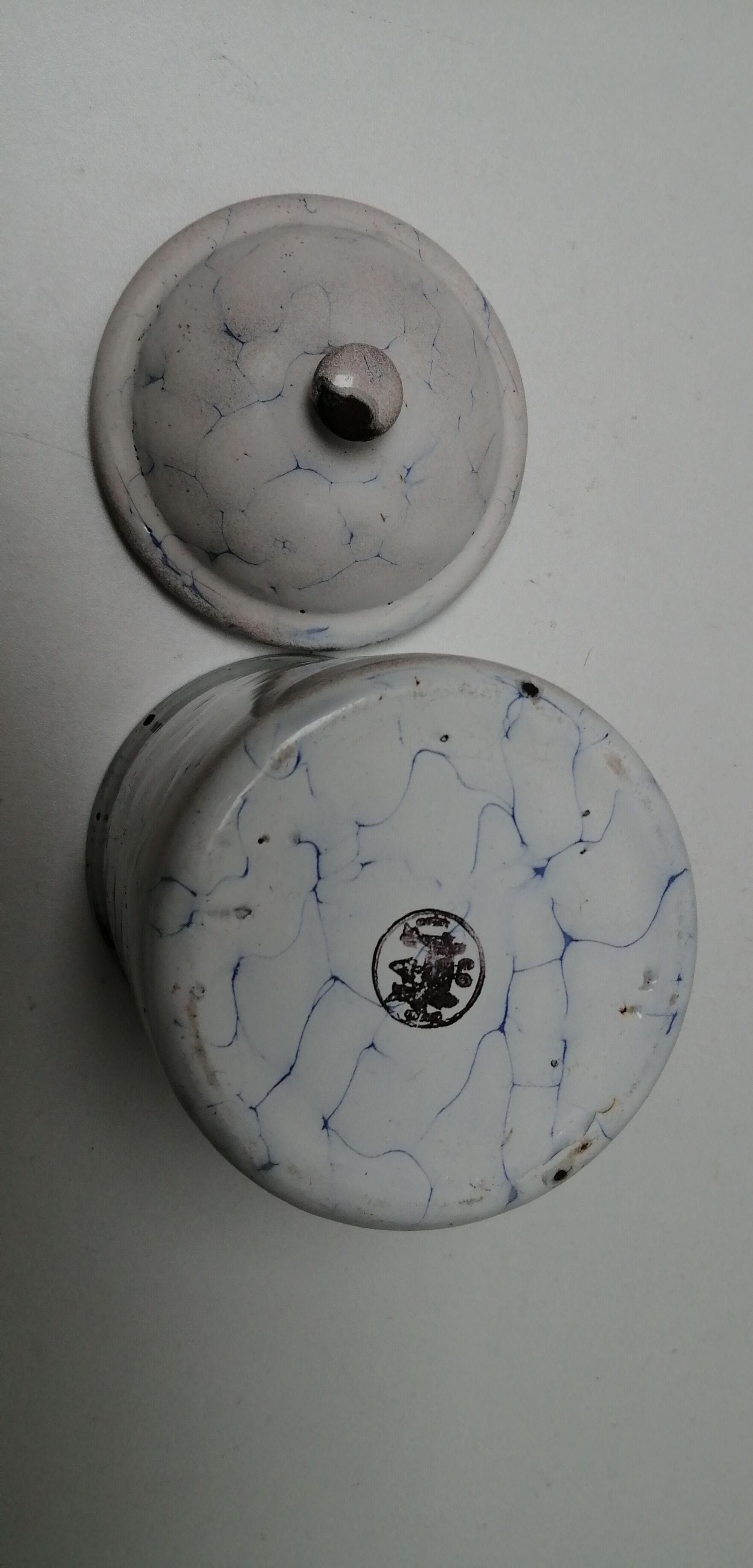 Chicory enameled pot