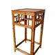 Bamboo and rattan side table from the 1970s.
