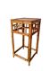 Bamboo and rattan side table from the 1970s.