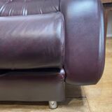 Vintage lounge chair in imitation leather from the 70s