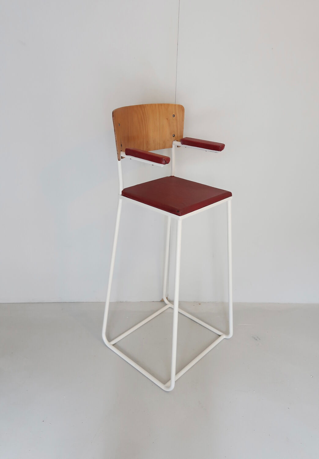 Vintage children's hairdresser chair 1950 Italy