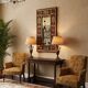 Palladio wall mirror, Italy, 1970 – Red decor and patinated gilding