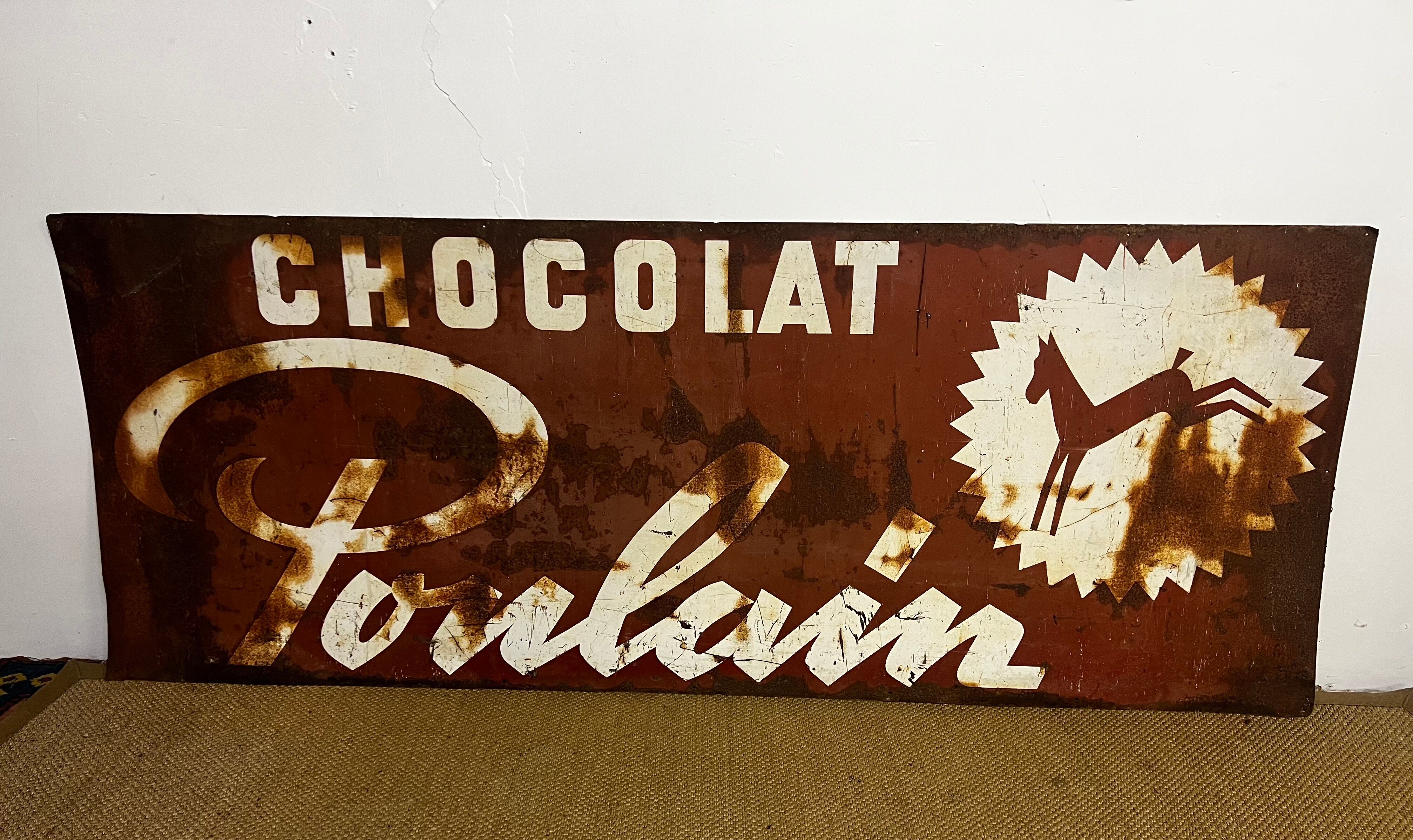 Vintage Foal chocolate billboard