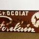 Vintage Foal chocolate billboard