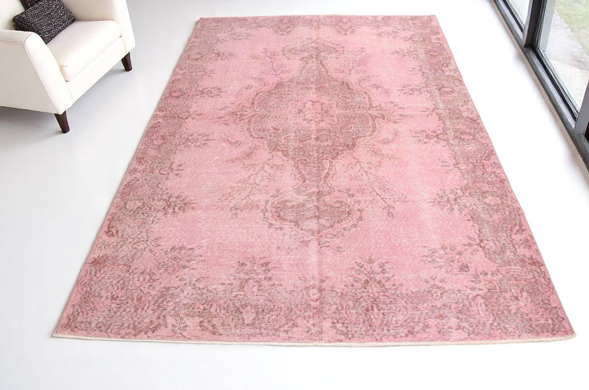 Vintage Handknotted Wool Area Rug sku-2534