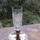 Saint Louis crystal candlestick, Florence model