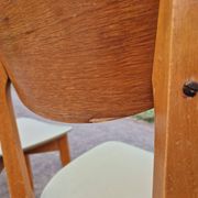 Set of 5 vintage Scandinavian style chairs