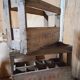 Wooden bottle rack