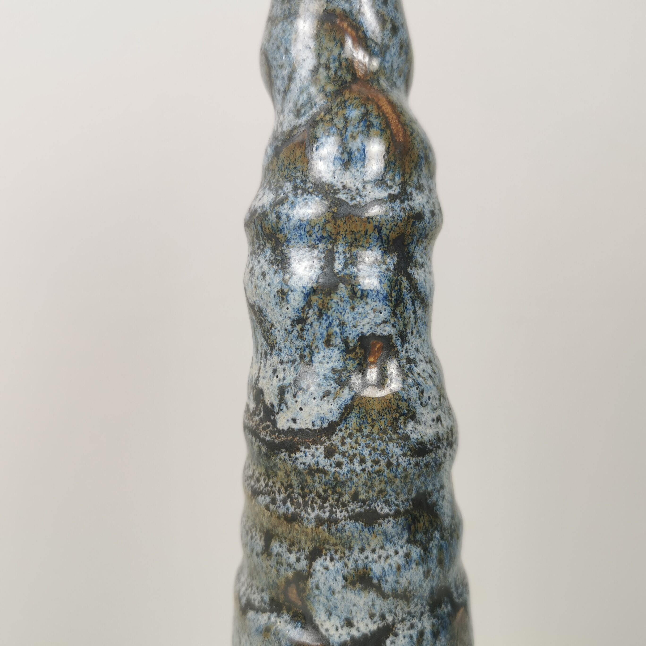 Vase soliflore terre vernissée