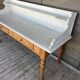 Large marble console