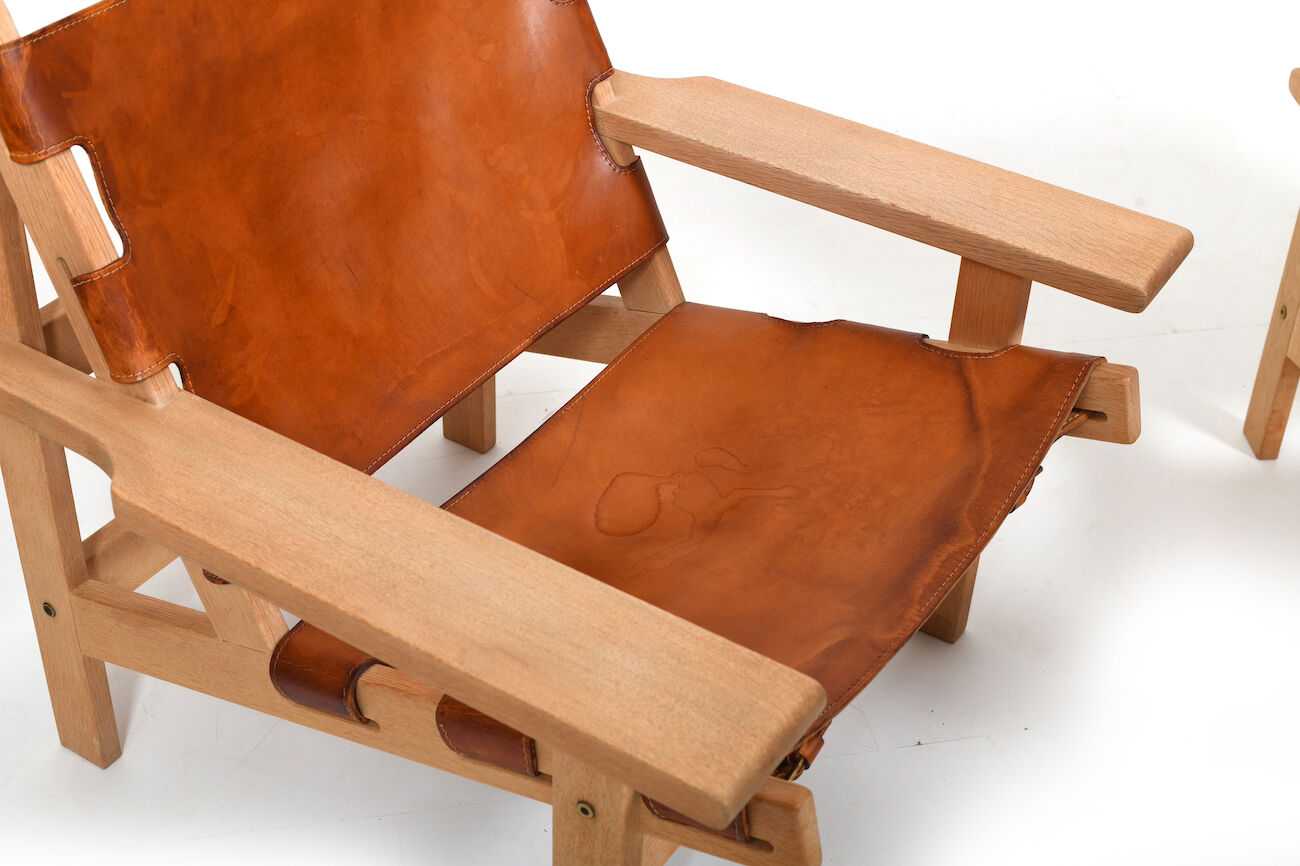 Paire de fauteuils modèle 168 par Kurt Østervig Années 1960