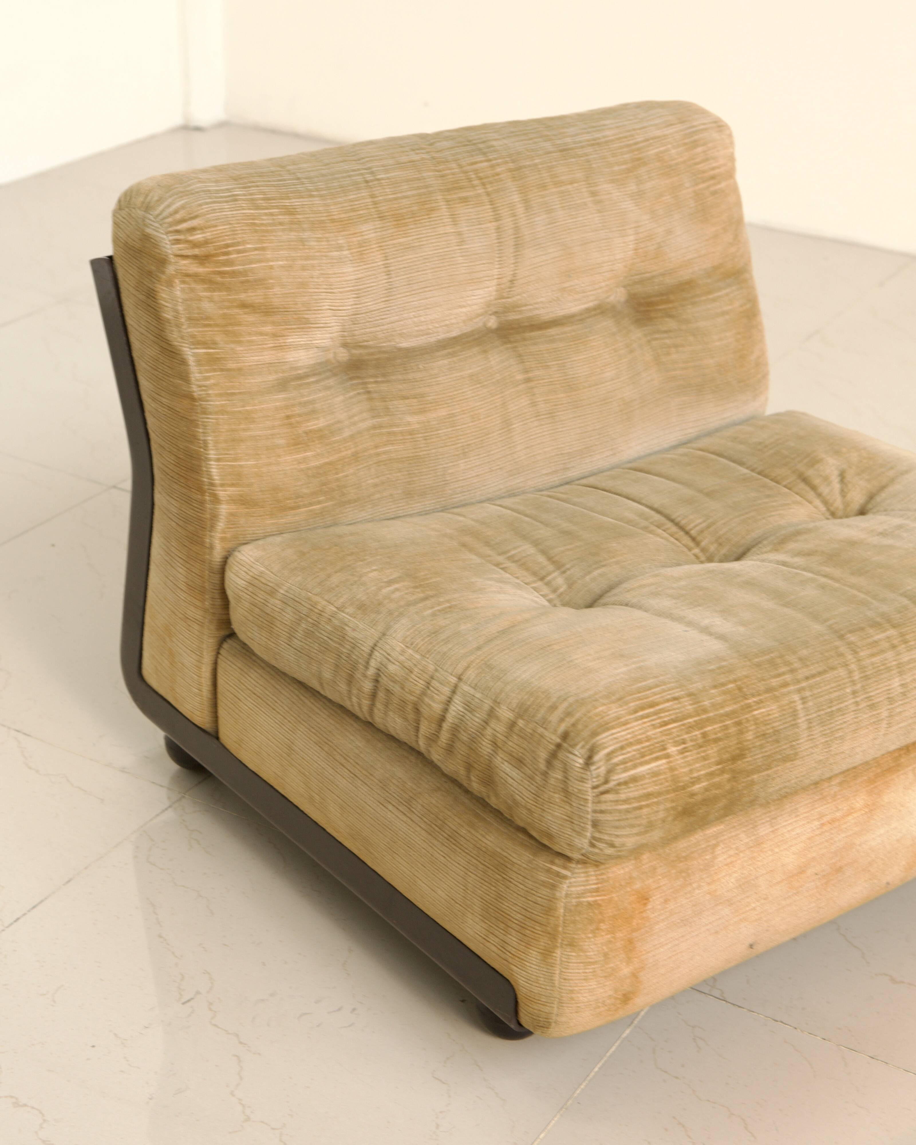 "Amanta" armchair by Mario Bellini for B&B Italia 70's