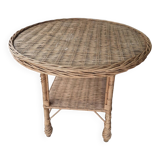 Wicker rattan coffee table