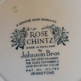 3 English plates by Johnson Bros