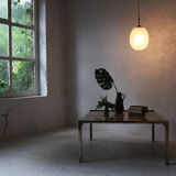 Oval drop light by Doria Leuchten, 1960s