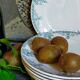 Six old plates iron earth of lunéville model lugano late nineteenth