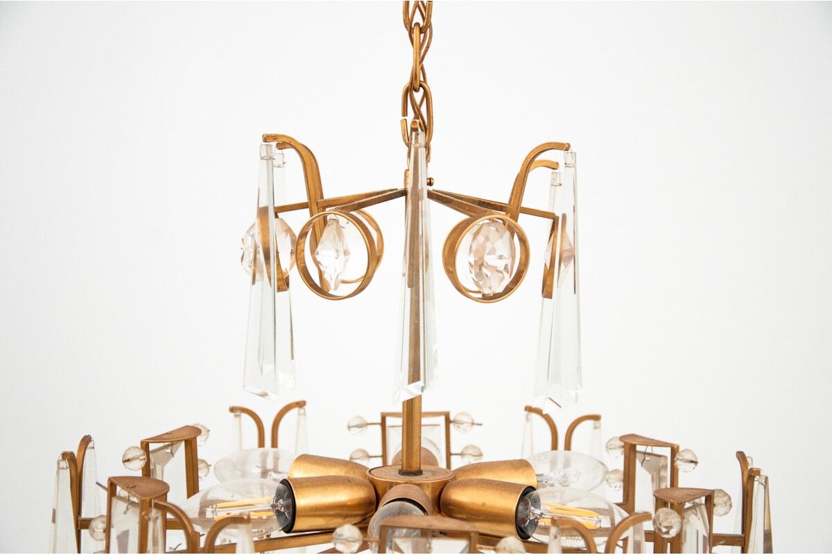 Crystal chandelier, Northern Europe, 1950s