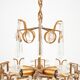 Crystal chandelier, Northern Europe, 1950s