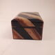 Box with black striped and vintage fawn 80