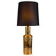 Gold lamp by Bitossi by Aldo Londi Sweden 1960