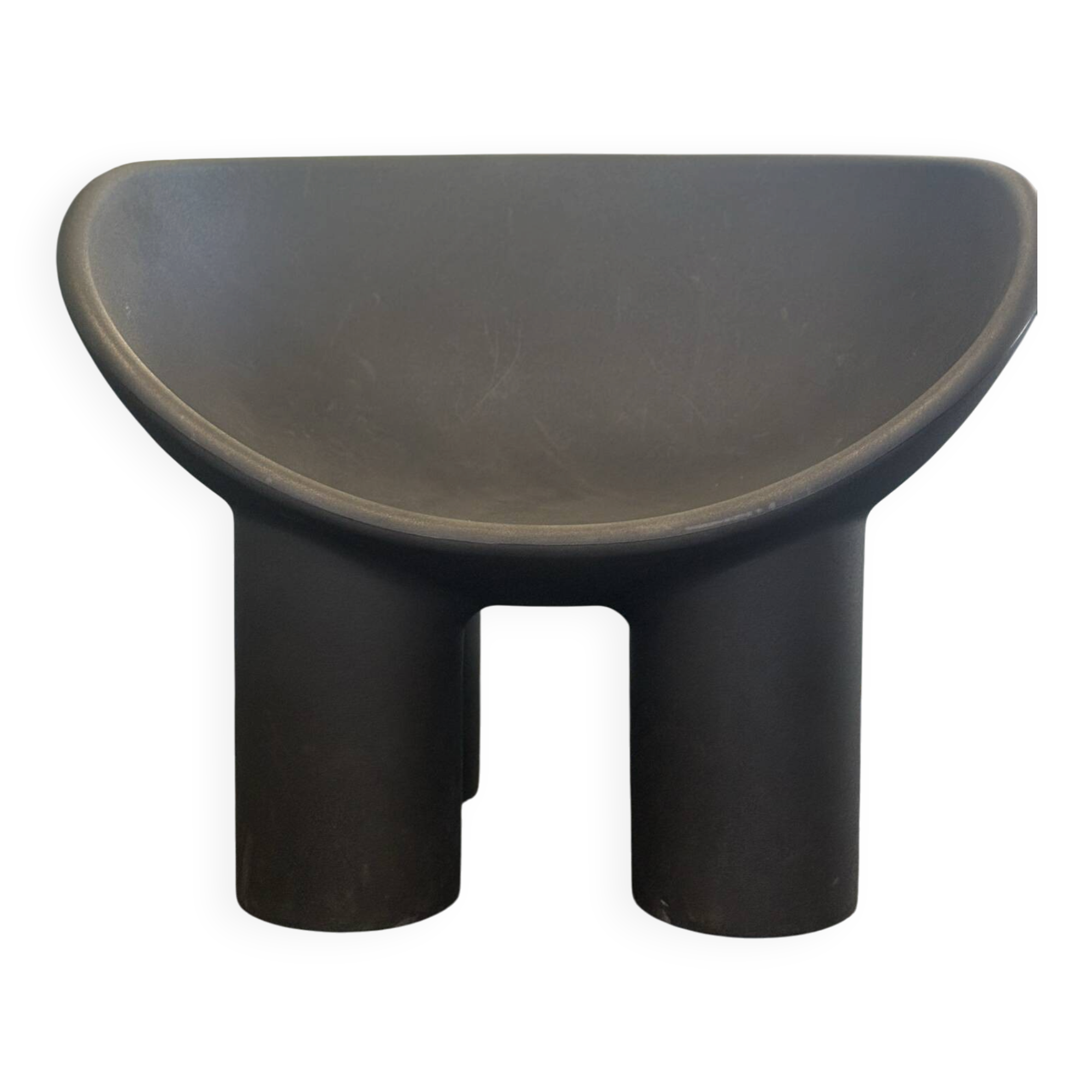Fauteuil roly poly gris
