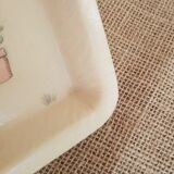 Plateau en fibre de verre Alpac France Sylvie Hétreau Camaieu vintage