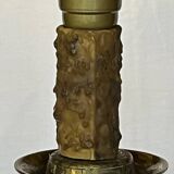 Pieds de lampe bougeoirs bronze  doré  ancien