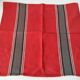 Vintage Basque set: square tablecloth & 7 napkins, 1960s
