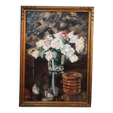 Peinture à l'huile de H. Bossut