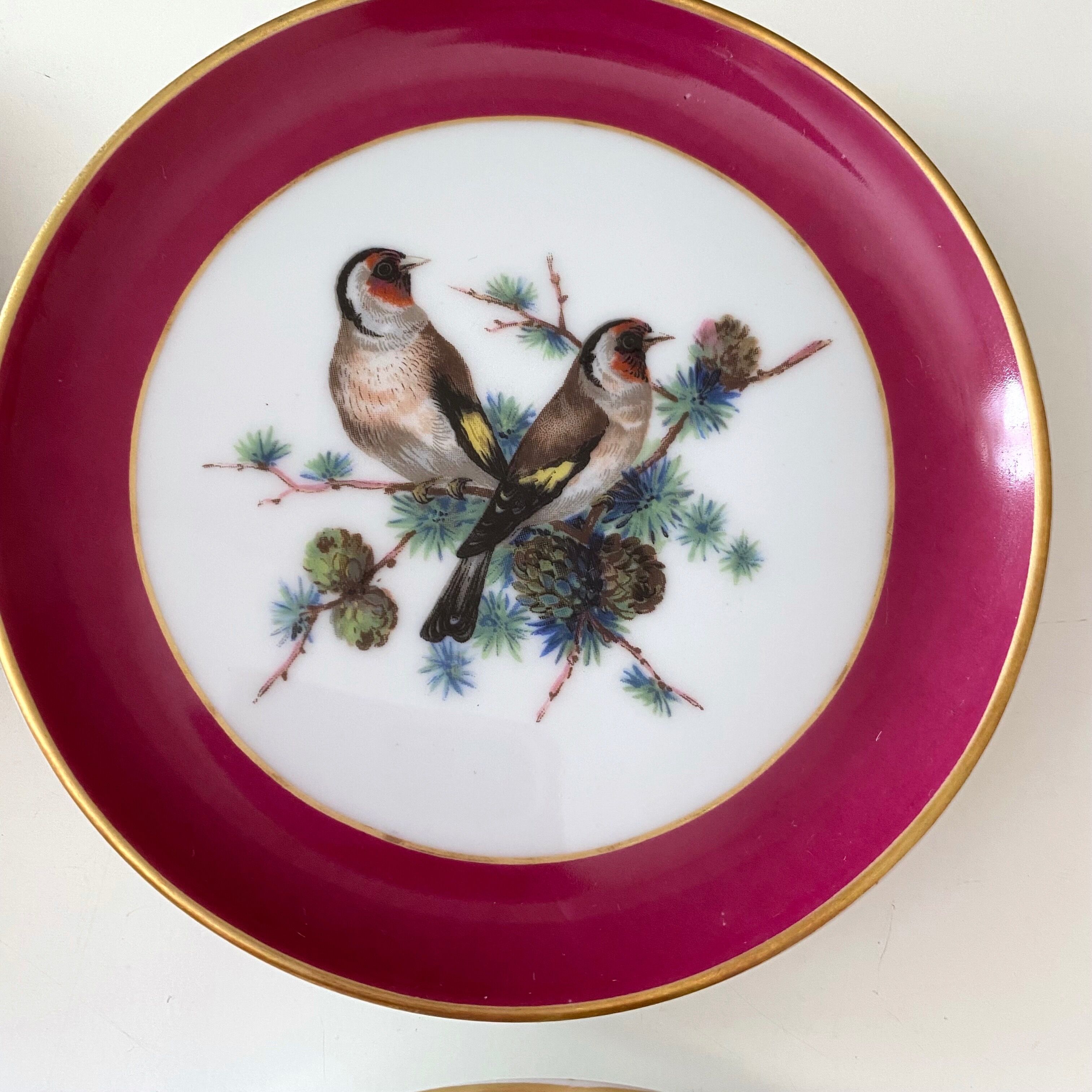 Vintage wall plates, birds, Kaiser AK Germany