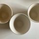 Set of 3 bowls in faience English iron land 1900 mixing bowl 30