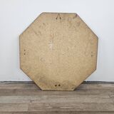 Octagonal teak mirror 70s