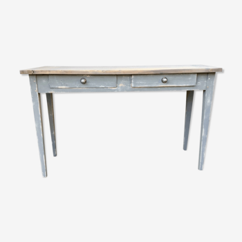 Vintage grey patinee console