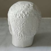 Tête d'homme en plâtre