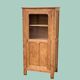 Parisian cabinet glazed raw wood nymphs and carved art nouveau decorations
