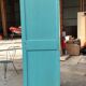 Antique patinated two-door cabinet