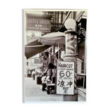 Timeless Street Scene – Barber Shop, Chatham Square, Chinatown (1956)