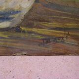 Peinture de fleurs ancienne