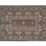 Turkish Milas Rug Carpet, DoorMat, Bedroom Kelim Carpet Teppiche 7'1'' x 8'11''