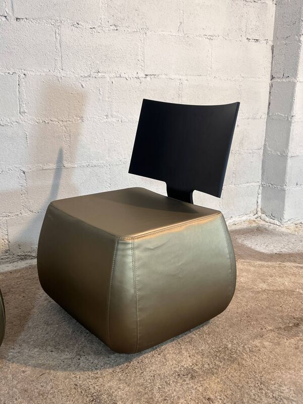 Paire de chauffeuses ''Tazia'' Pascal Mourgue pour Ligne Roset