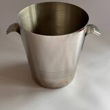 Silver metal champagne bucket