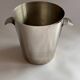 Silver metal champagne bucket