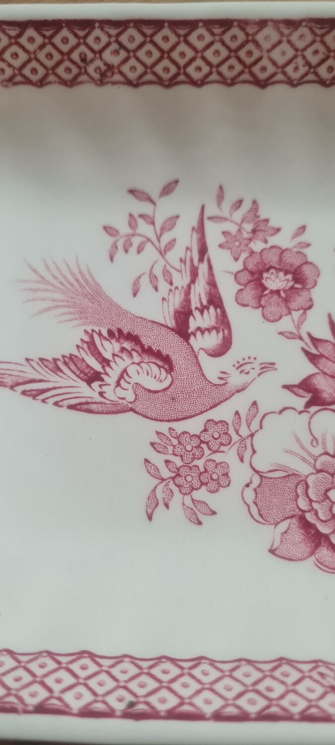English earthenware serving dish