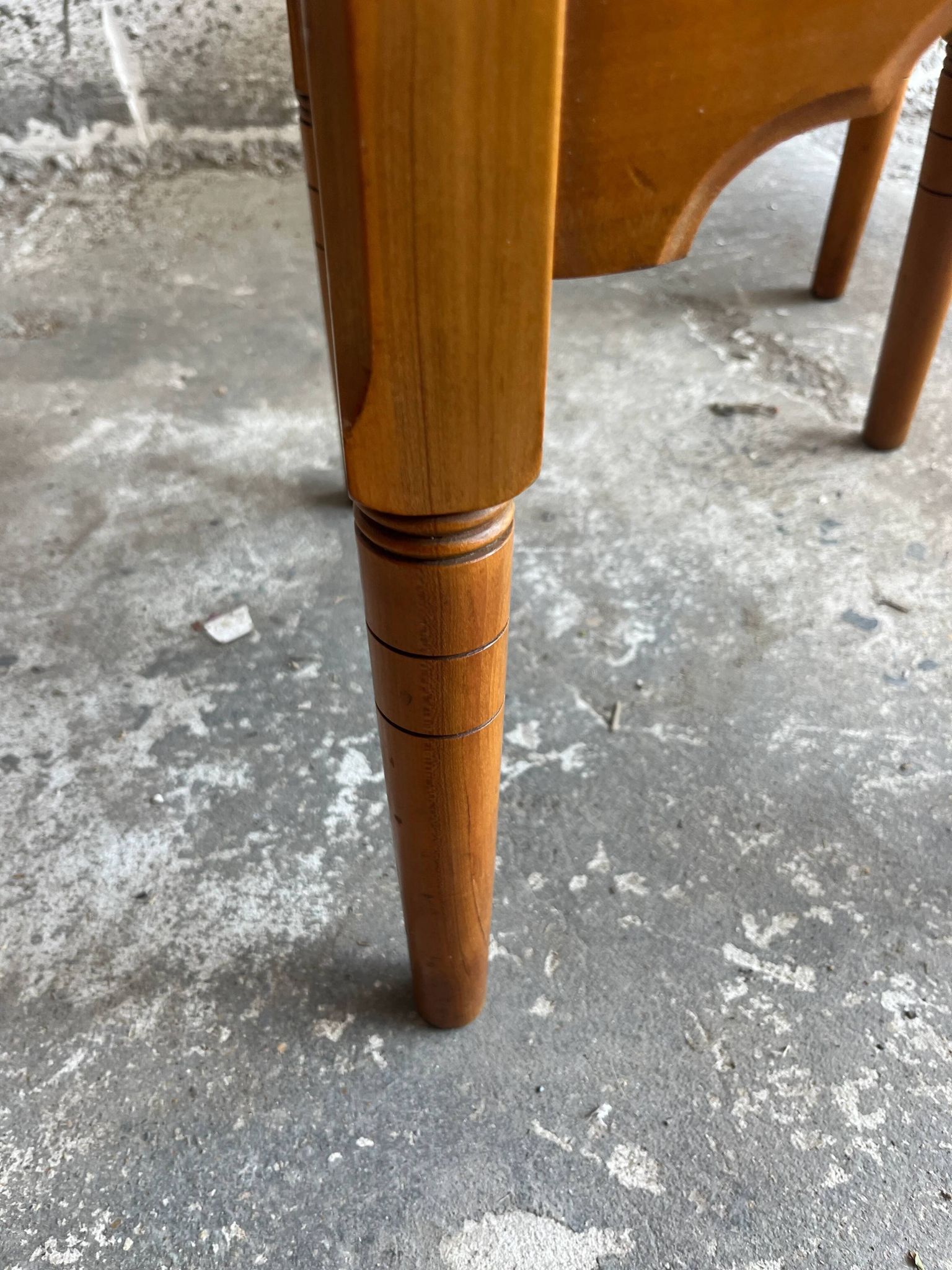 Set of 3 rustic neo-Gothic stools, 1970s