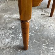 Set of 3 rustic neo-Gothic stools, 1970s