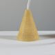 Vintage suspension in yellow lacquered Bakelite from the 1950s.