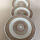 3 vintage flat plates Boch La Louvière