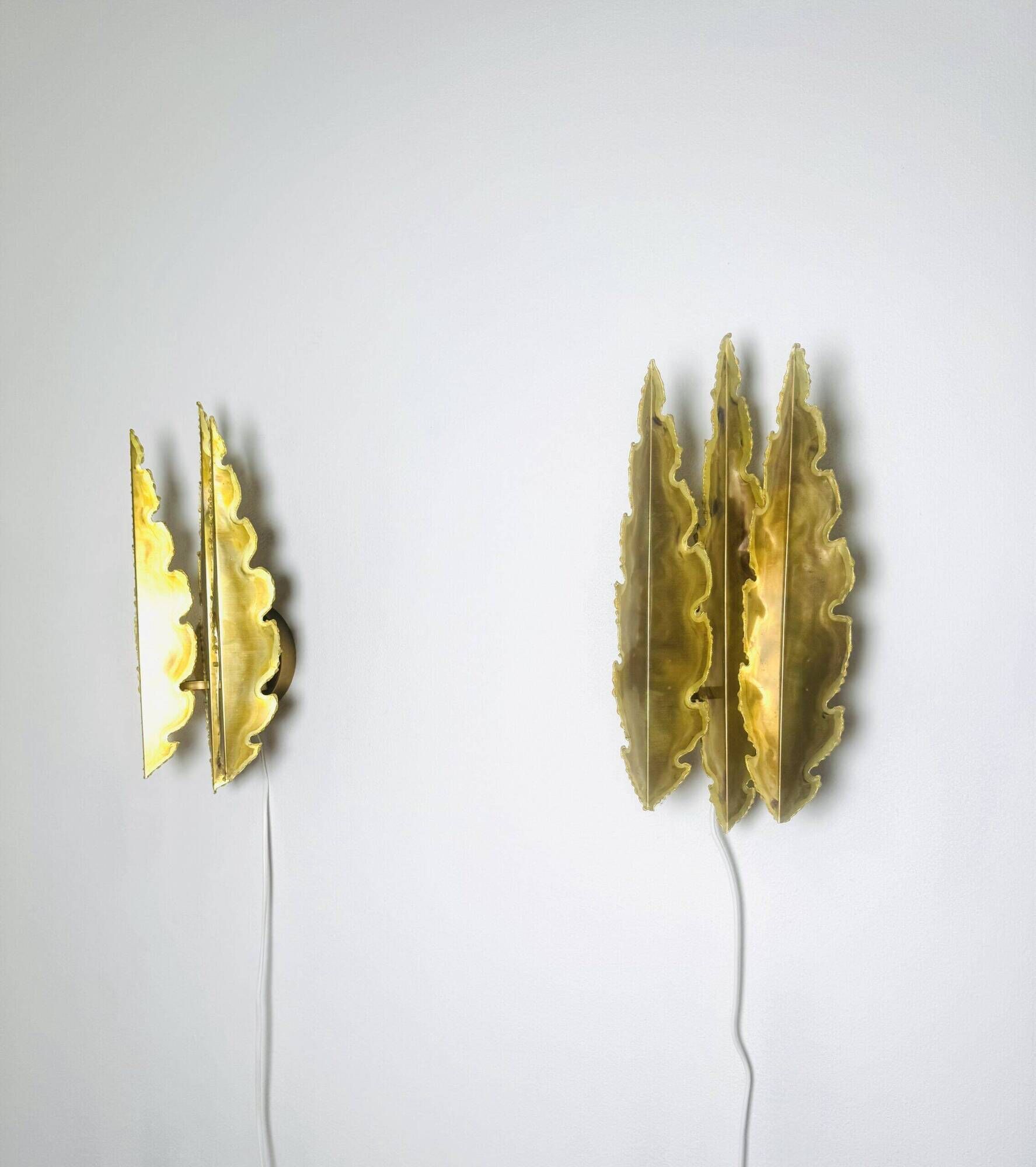 Model 5193 Brutalist Wall Lights By Svend Aage Holm-Sørensen For Holm-Sørensen & Co, Denmark 1960S